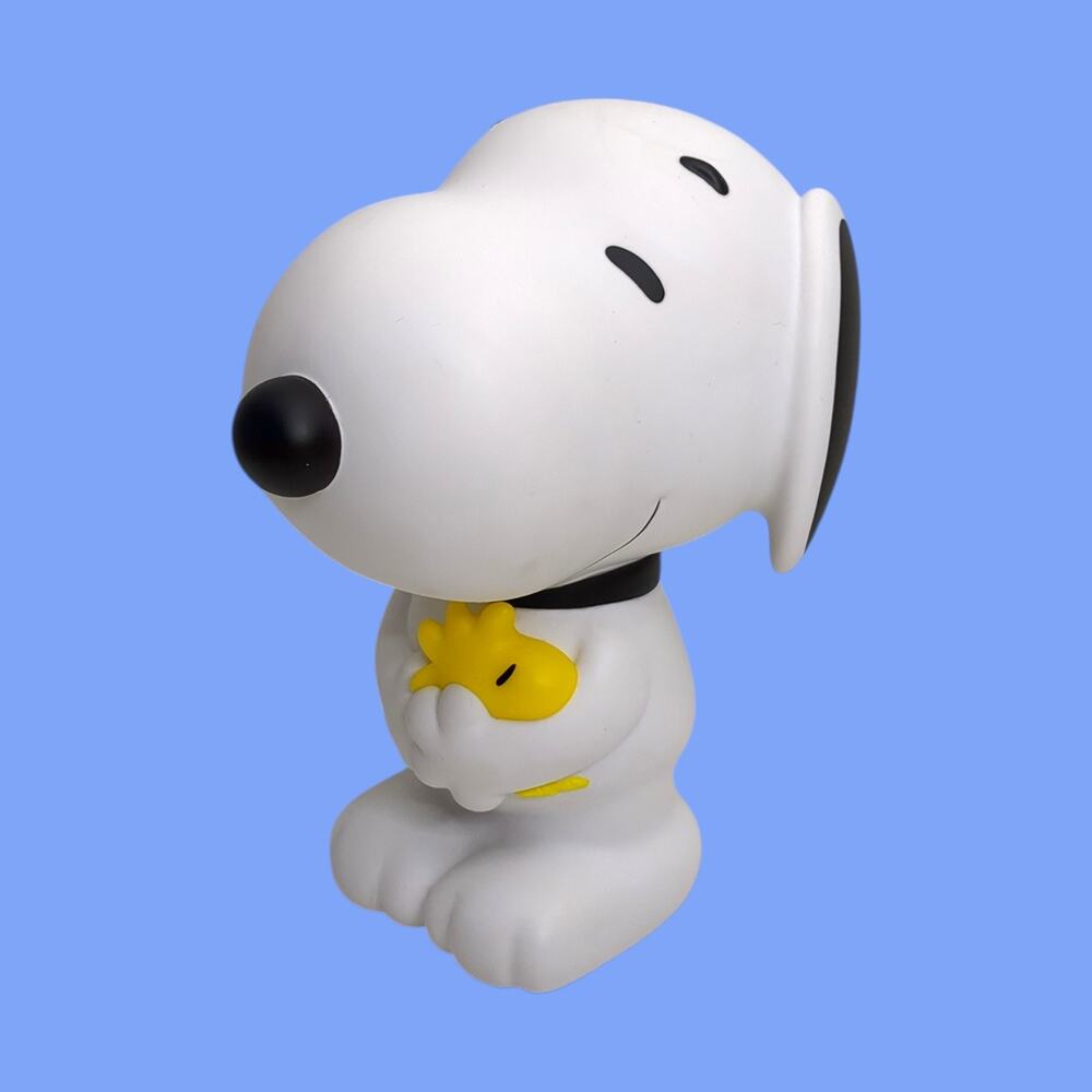 Peanuts Snoopy and Woodstock Rubber/Plastic Bank 8 1/2" 2024 Peanuts Worldwide